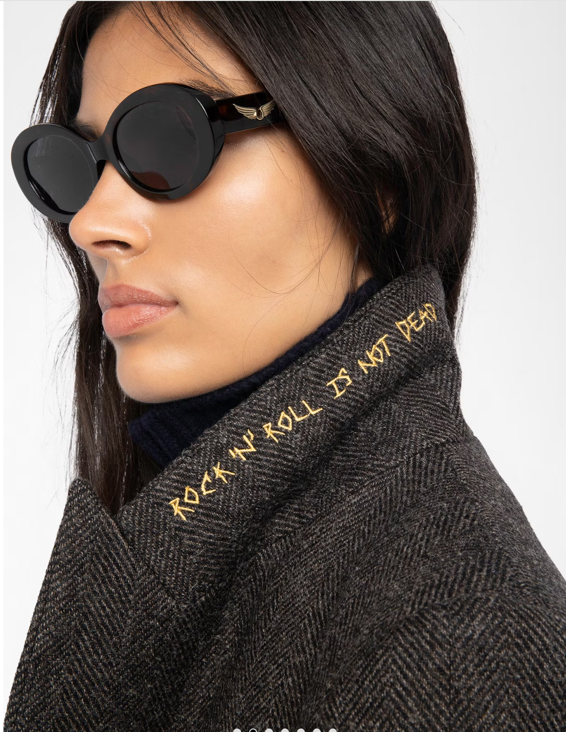 ZADIG & VOLTAIRE | MIEW COAT | DARK CHOCOLATE