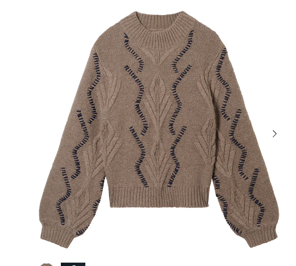 JUMPER1234 | OVERSTITCH CABLE TURTLE | MOOSE