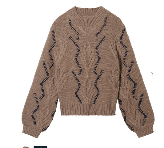 JUMPER1234 | OVERSTITCH CABLE TURTLE | MOOSE
