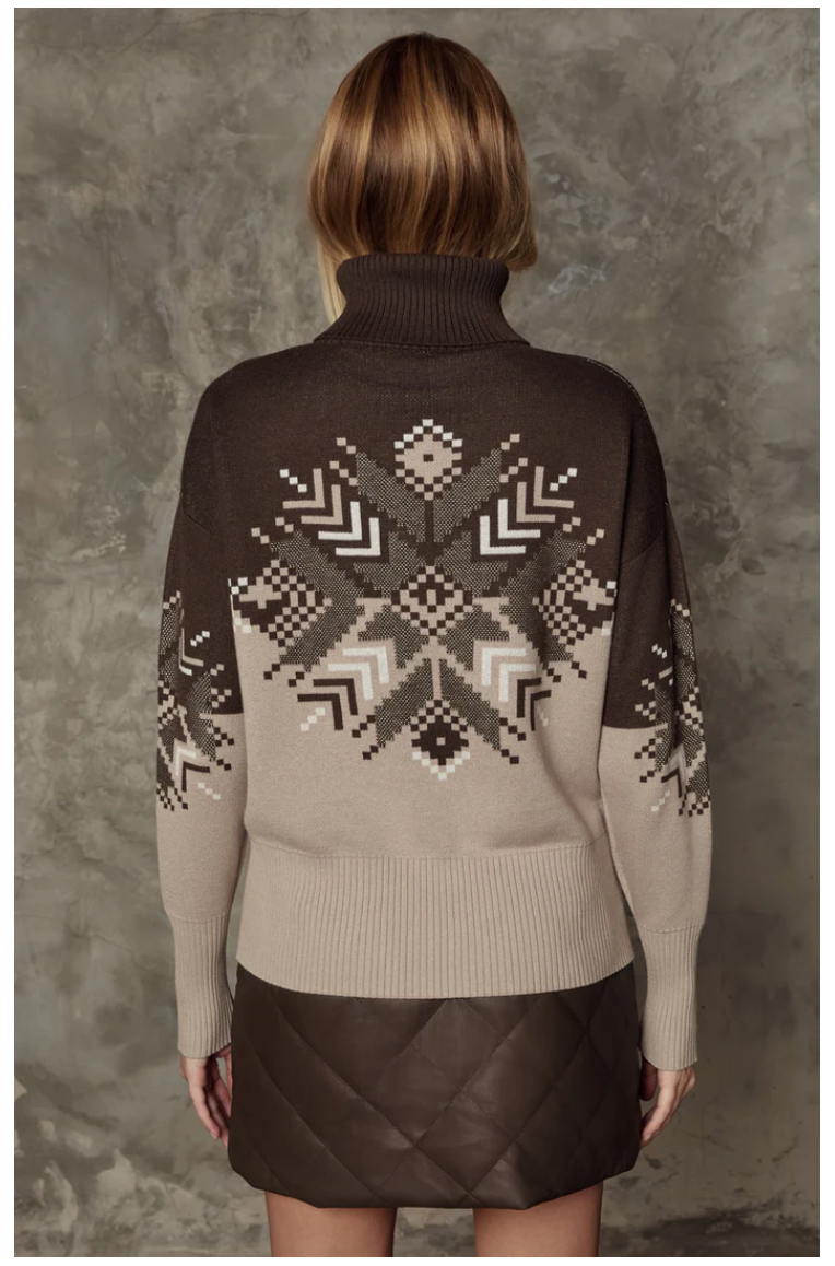 ALP N ROCK | SNOWFLAKE ELLIS SWEATER | COFFEE