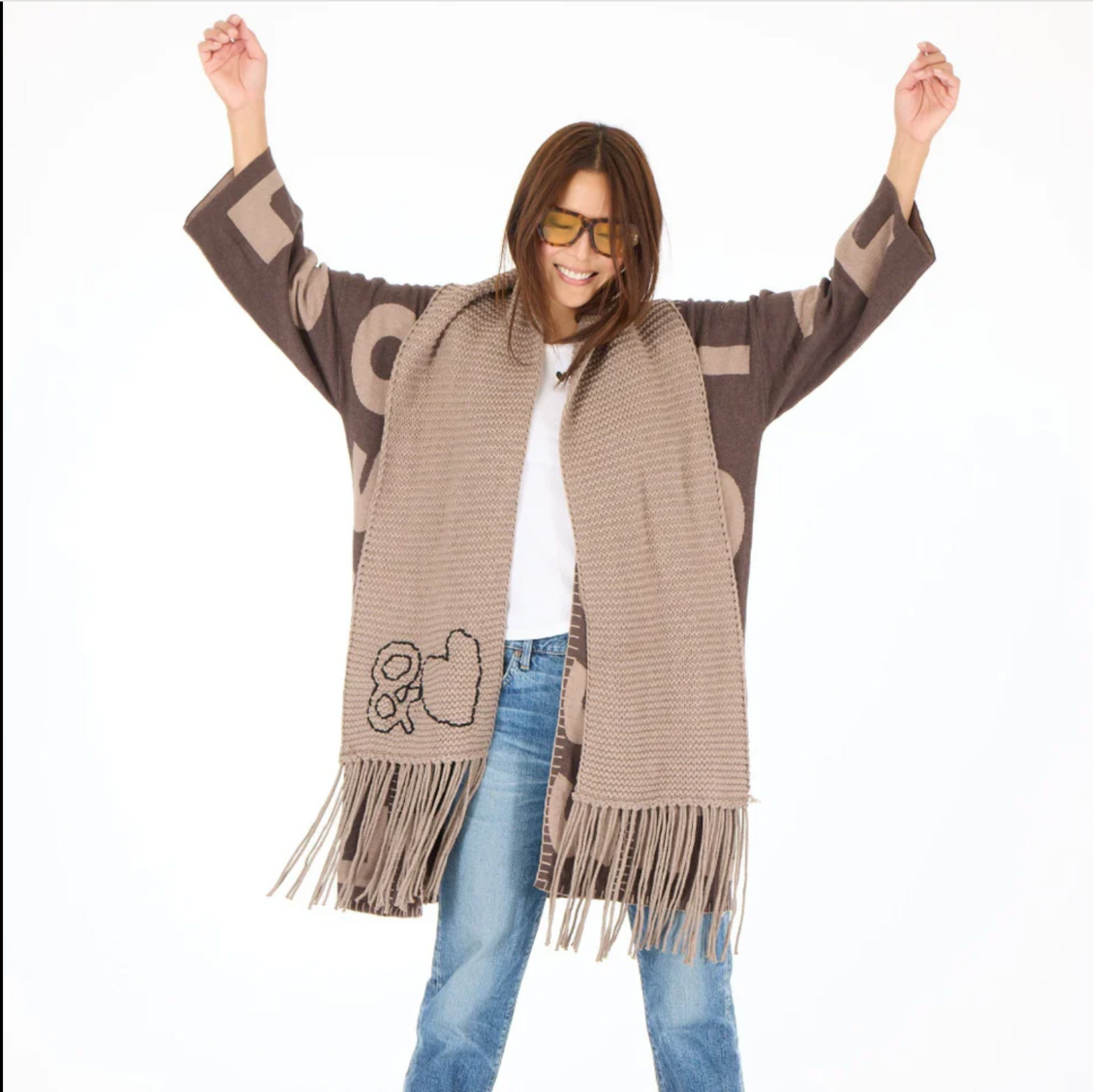 KERRI ROSENTHAL | BLANKIE LOVE LESSON CARDI | COCOA