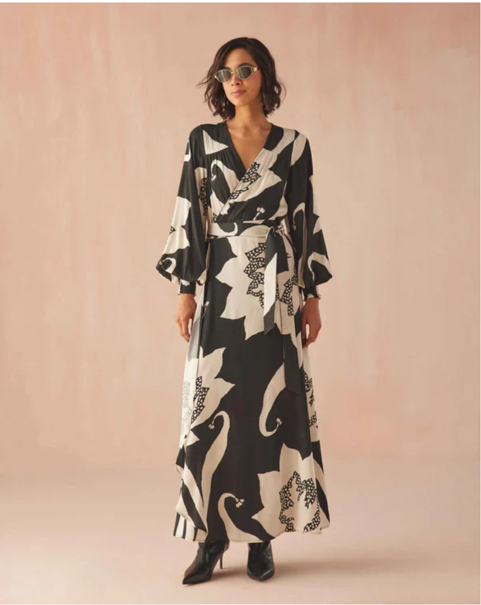 OMIKA | LORELEI WRAP DRESS | AUDREY NOCTURINE