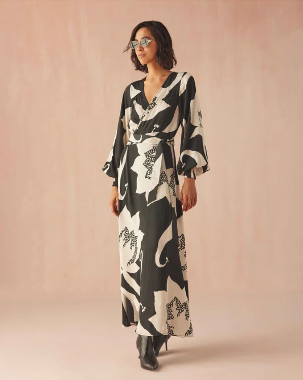OMIKA | LORELEI WRAP DRESS | AUDREY NOCTURINE