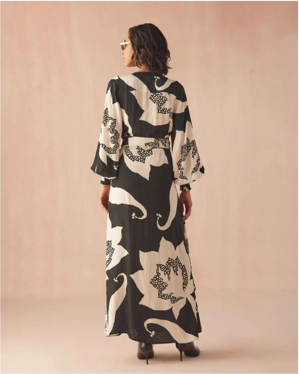 OMIKA | LORELEI WRAP DRESS | AUDREY NOCTURINE