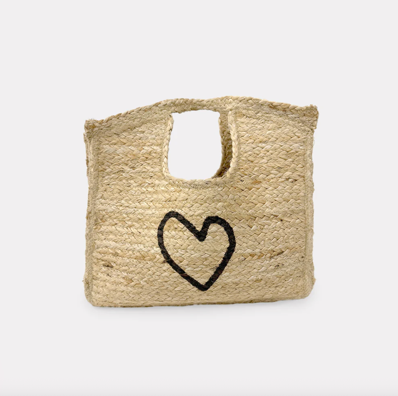 KERRI ROSENTHAL | HEART JUTE TOTE
