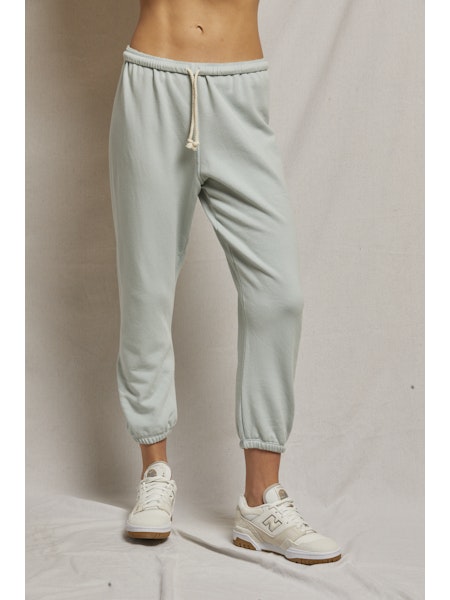 Perfect White Tee/ Johnny French Terry Easy Sweatpants/ Fresh Mint