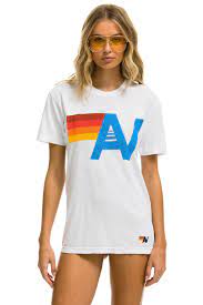 AVIATOR NATION | LOGO BOYFRIEND TEE | WHITE