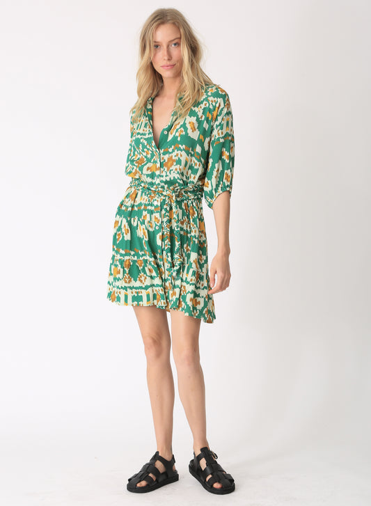 Electric & Rose/ Clarissa Dress/ Emerald