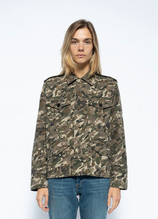 Zadig and Voltaire/ KrisaCanvas Camo/ Grass