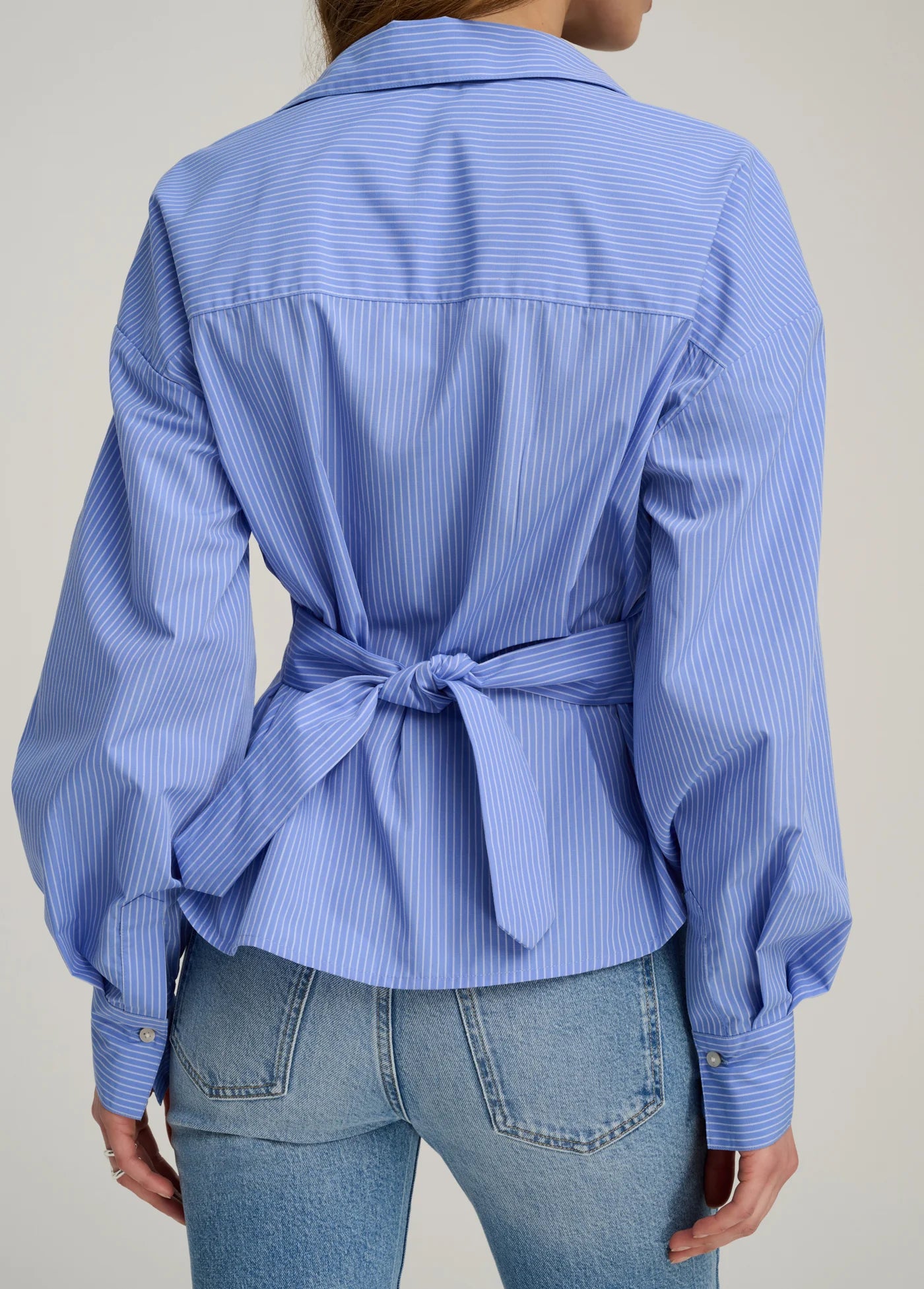 FAVORITE DAUGHTER | BACK STORY TOP | BLUE WHITE STRIPE