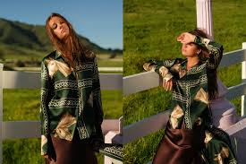 CATHERINE GEE | SOPHIE BLOUSE | ARGENTINE HORSE
