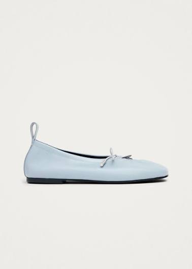 ALOHAS | ROSALIND LEATHER BALLET FLATS | BLUE