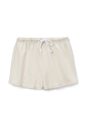 PrettyWhiteTee-FRENCH TERRY SHORTS-CHALK