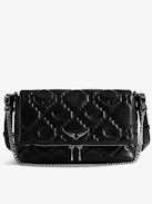 ZADIG & VOLTAIRE | ROCK II QUILTED MONOGRAM | BLACK