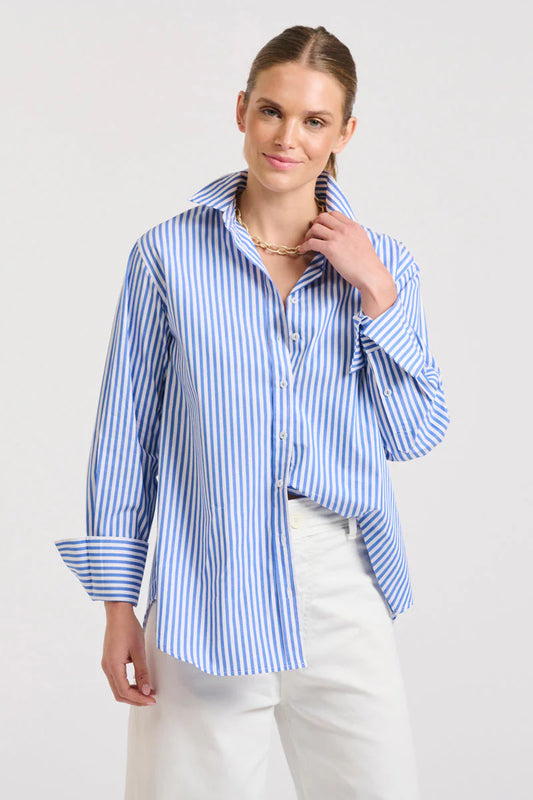 SHIRTY | ELODIE SHIRT | BLUE STRIPE