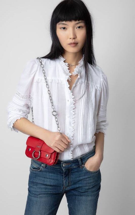 ZADIG & VOLTAIRE | TREVY BLOUSE | WHITE