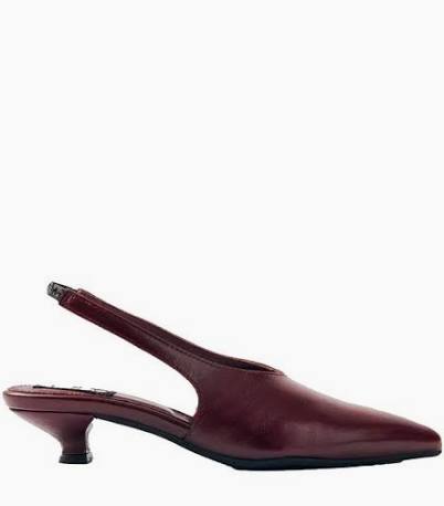 ALOHAS | EROS LEAHTER PUMPS | BURGUNDY
