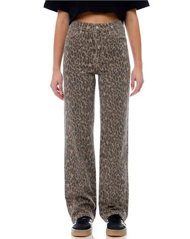 HIDDEN | HIGH RISE CLASSIC STRAIGHT | CHEETAH