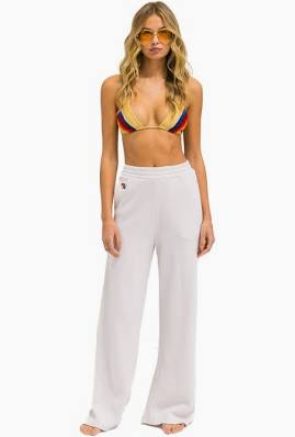 AVIATOR NATION | WIDE LEG PANT | DOVE