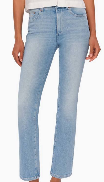 DL/ Mara Straight/ Mid Rise Instasculpt ankle/atlantic