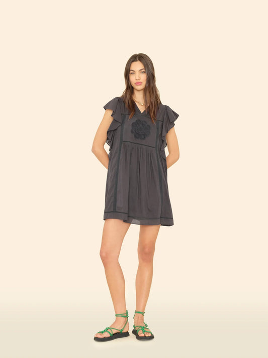 XIRENA | MARLENA DRESS | OBSIDIAN