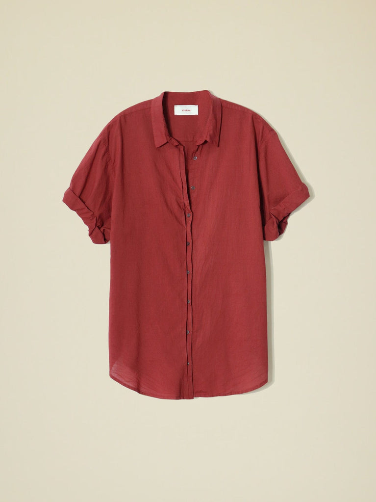 Brick Red Channing Shirt | Xirena