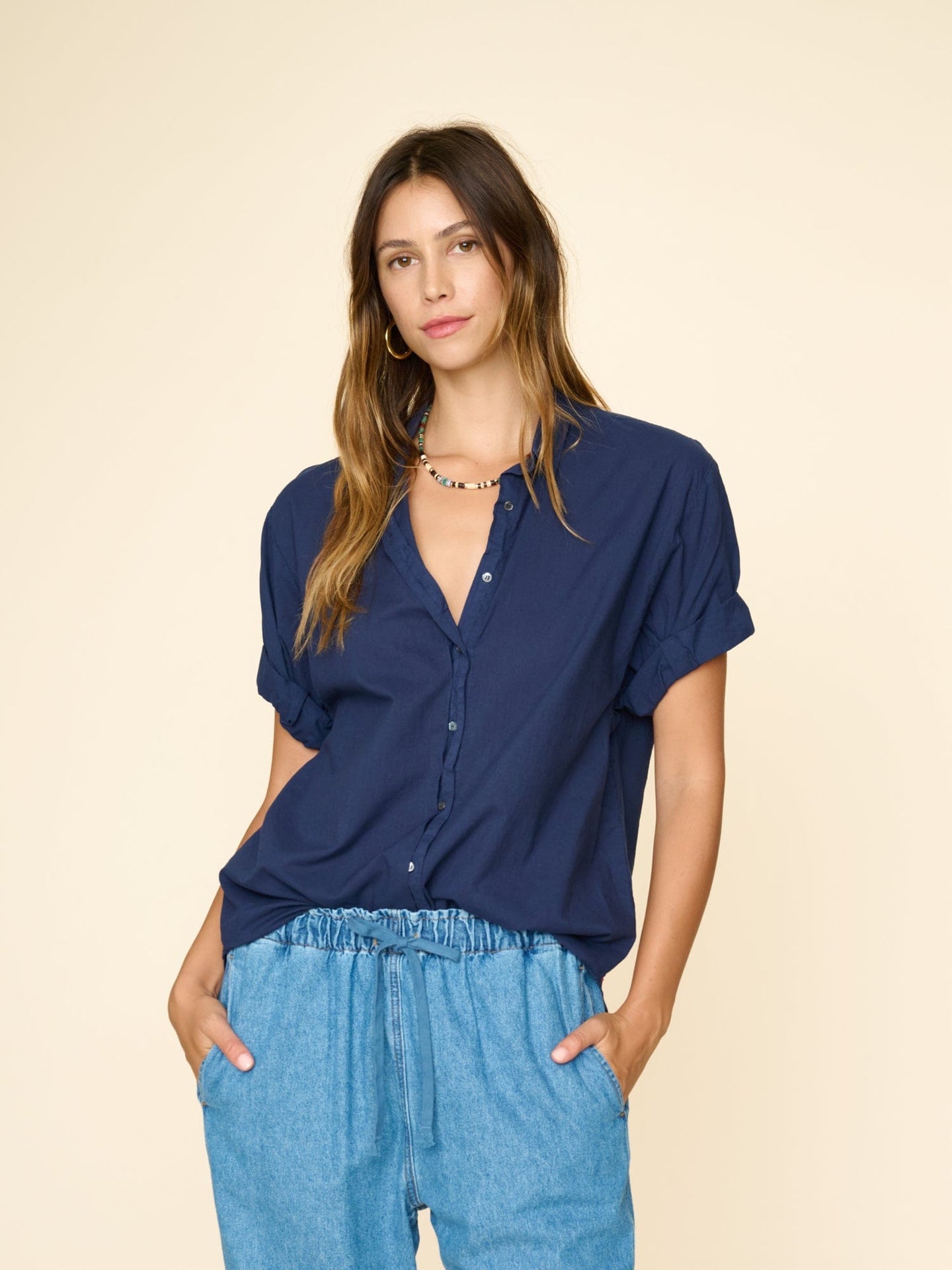 Xirena | Channing Shirt | Deep Blue