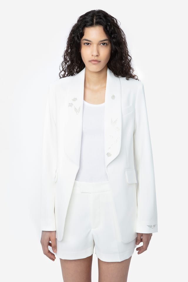 Zadig and shop voltaire white blazer