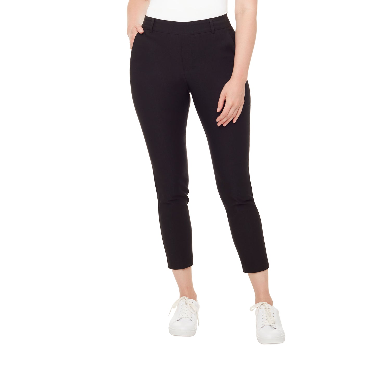 I Love Tyler Madison | Gwyneth Solid Trouser Pant | Black