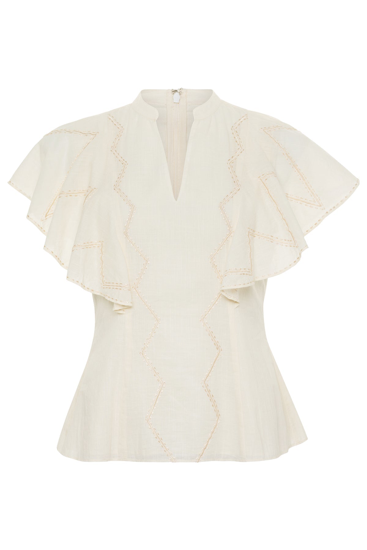 Anna Cate | Collins Top | Ivory