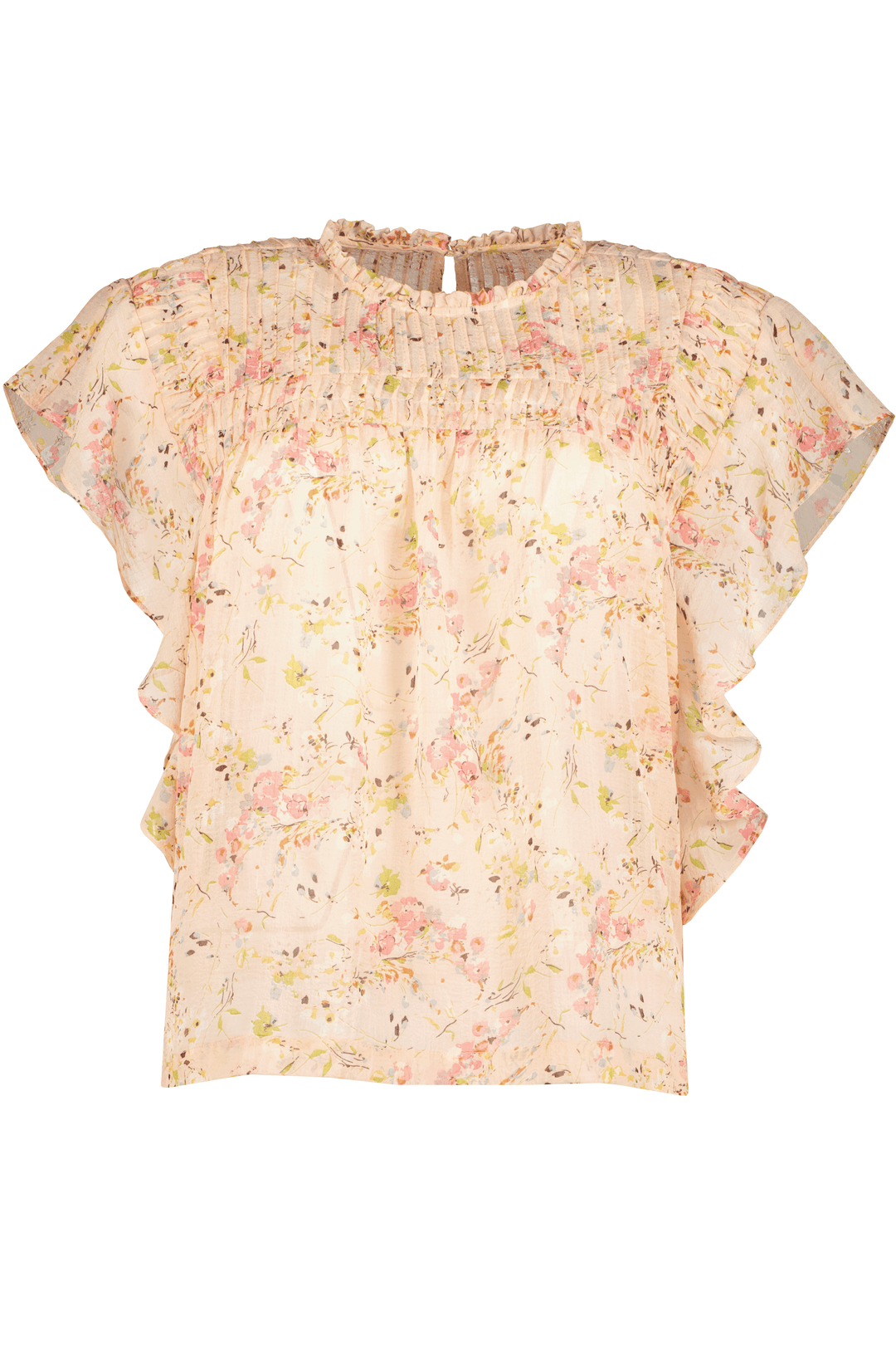 Bishop & Young | Shelby Flutter Sleeve Top | Romance Print