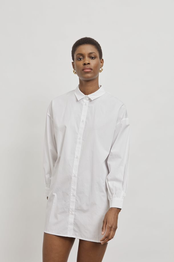 ICHI | Long Shirt | White